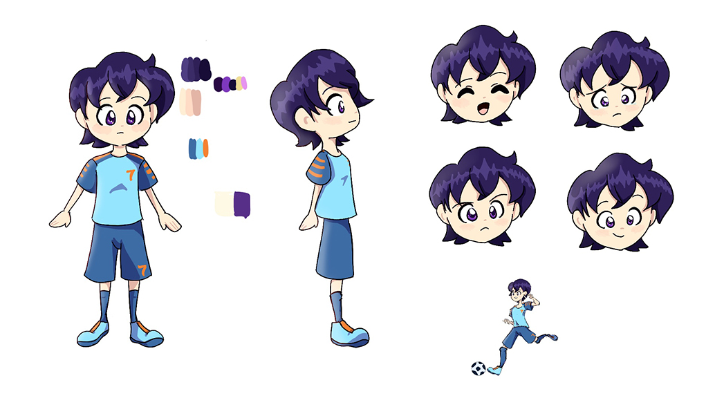 Character illustration done by a student