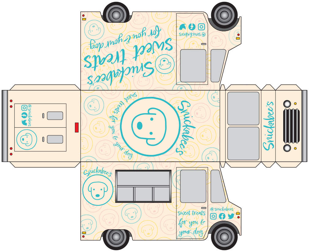 Dog food truck design