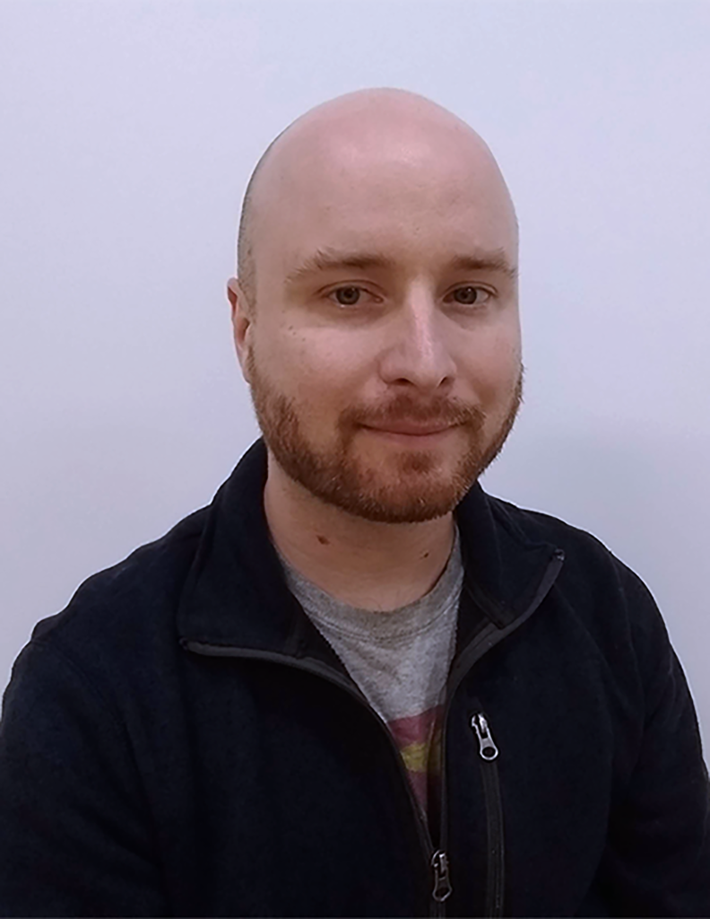 Close up headshot of a man (Matthew Hoelscher)